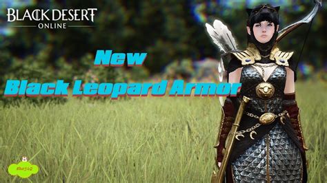 bdo craftable costumes|BLACK DESERT ONLINE Black Leopard Armor CRAFTABLE .